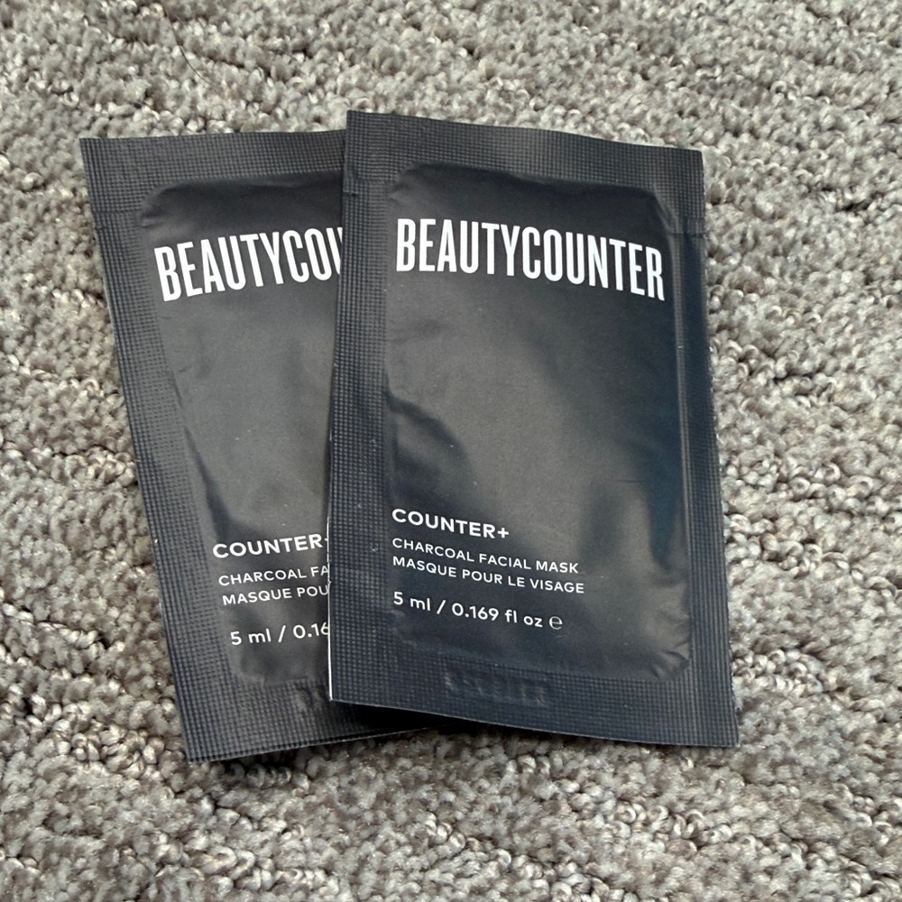 Beautycounter Counter+ Charcoal Facial Mask duo